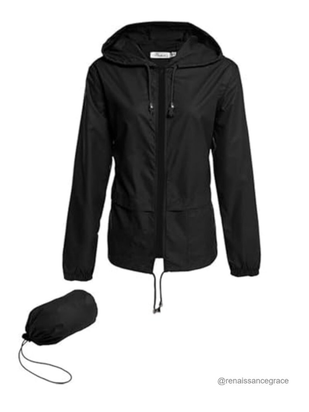 Hount Women's Lightweight Waterproof Packable Raincoat with Hood